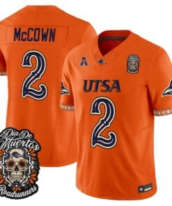 Owen McCown Jersey #2 UTSA Roadrunners Día de los Muertos Vapor Limited All Stitched