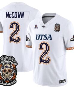 Owen McCown Jersey #2 UTSA Roadrunners Día de los Muertos Vapor Limited All Stitched