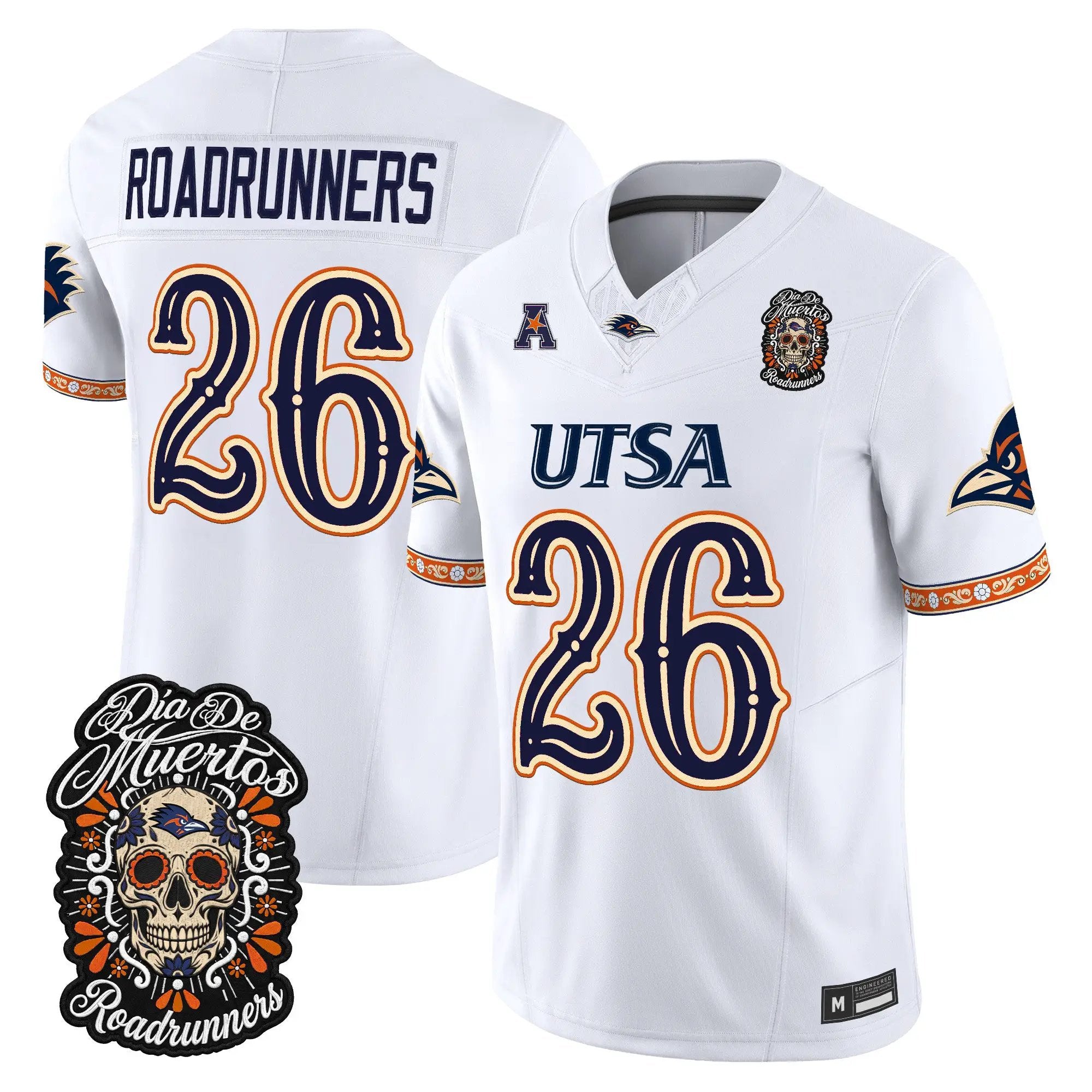 roadrunners-jersey-26-utsa-roadrunners-dia-de-los-muertos-vapor-limited-all-stitched-03 - Top Design Fan Roadrunners Jersey #26 UTSA Roadrunners Día de los Muertos Vapor Limited All Stitched