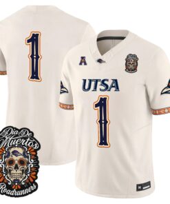 Team Jersey #1 UTSA Roadrunners Día de los Muertos Vapor Limited All Stitched