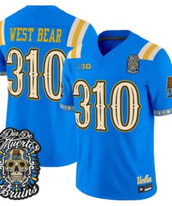 West Bear Jersey #310 UCLA Bruins Dia de los Muertos Vapor Limited All Stitched