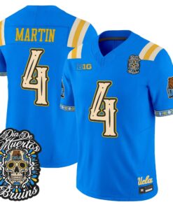 Cole Martin Jersey #4 UCLA Bruins Dia de los Muertos Vapor Limited All Stitched