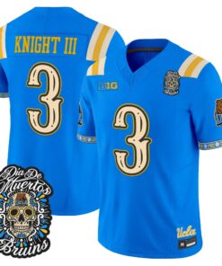 Wayne Knight III Jersey #3 UCLA Bruins Dia de los Muertos Vapor Limited All Stitched