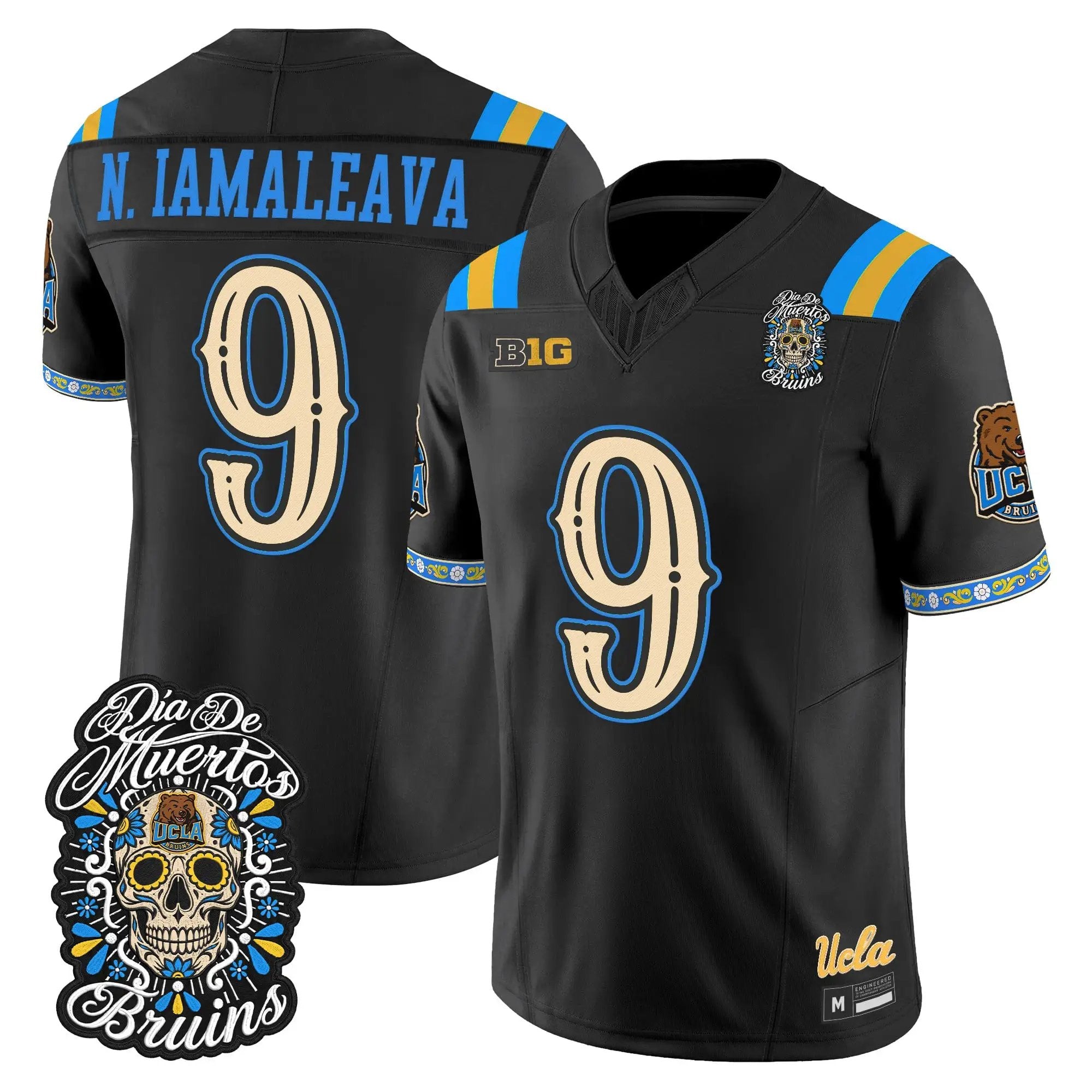 nico-iamaleava-jersey-9-ucla-bruins-dia-de-los-muertos-vapor-limited-all-stitched-02 - Top Design Fan Nico Iamaleava Jersey #9 UCLA Bruins Dia de los Muertos Vapor Limited All Stitched