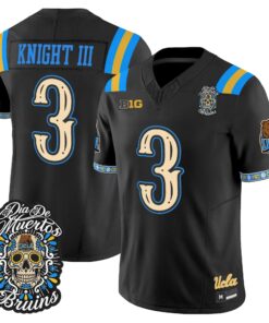 Wayne Knight III Jersey #3 UCLA Bruins Dia de los Muertos Vapor Limited All Stitched
