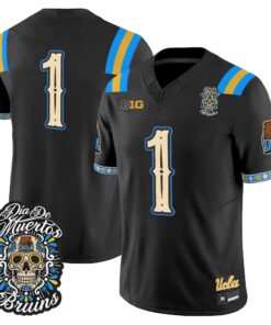 Team Jersey #1 UCLA Bruins Dia de los Muertos Vapor Limited All Stitched