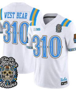 West Bear Jersey #310 UCLA Bruins Dia de los Muertos Vapor Limited All Stitched