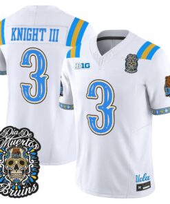 Wayne Knight III Jersey #3 UCLA Bruins Dia de los Muertos Vapor Limited All Stitched