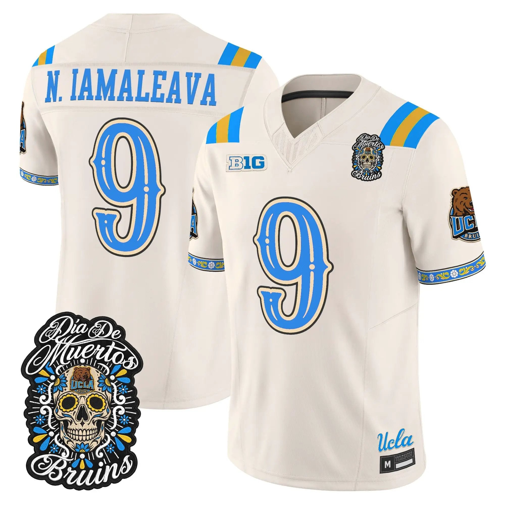 nico-iamaleava-jersey-9-ucla-bruins-dia-de-los-muertos-vapor-limited-all-stitched-04 - Top Design Fan Nico Iamaleava Jersey #9 UCLA Bruins Dia de los Muertos Vapor Limited All Stitched