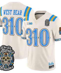 West Bear Jersey #310 UCLA Bruins Dia de los Muertos Vapor Limited All Stitched