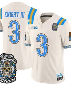 Wayne Knight III Jersey #3 UCLA Bruins Dia de los Muertos Vapor Limited All Stitched