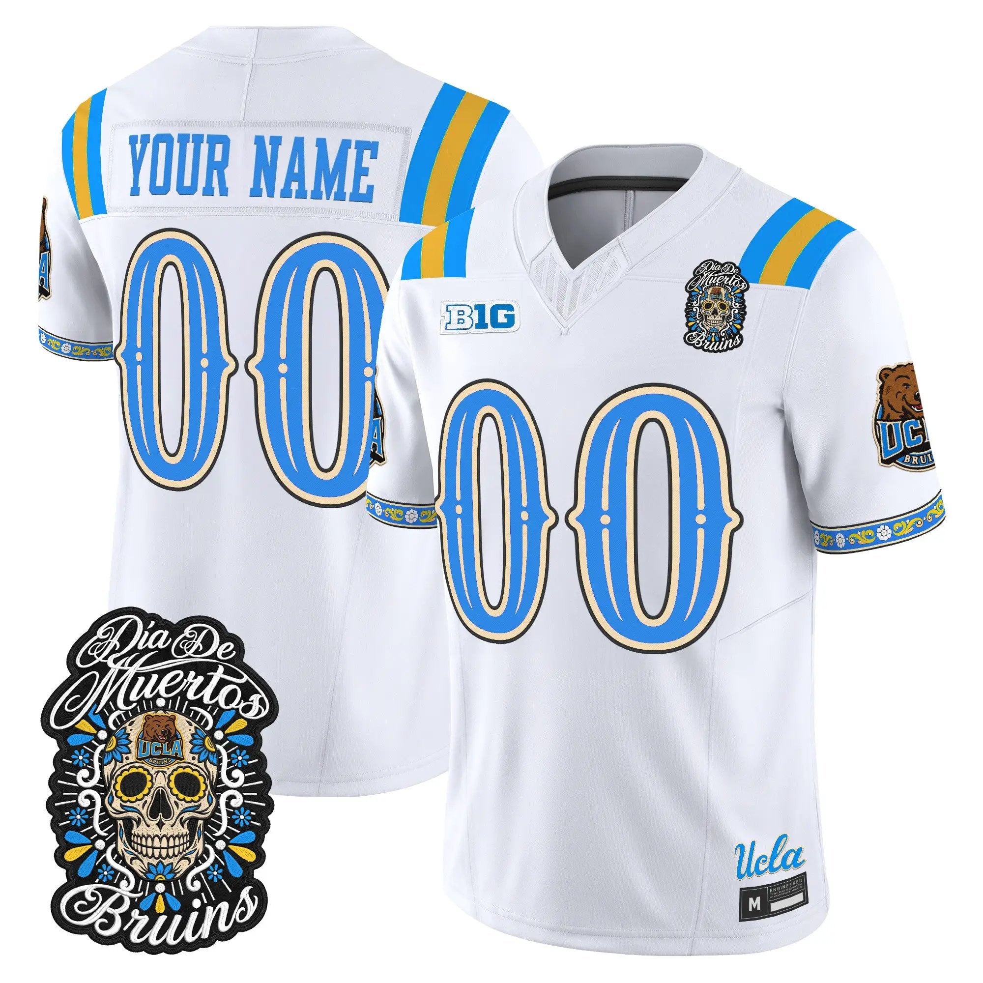 ucla-bruins-dia-de-los-muertos-vapor-limited-custom-jersey-all-stitched-03 - Top Design Fan UCLA Bruins Día de los Muertos Vapor Limited Custom Jersey - All Stitched