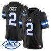 Walker Eget Jersey #2 Duke Blue Devils 2026 Dark Mode Vapor Limited All Stitched