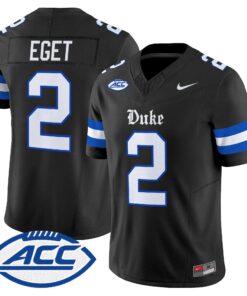 Walker Eget Jersey #2 Duke Blue Devils 2026 Dark Mode Vapor Limited All Stitched