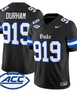 Durham Jersey #919 Duke Blue Devils 2026 Dark Mode Vapor Limited All Stitched