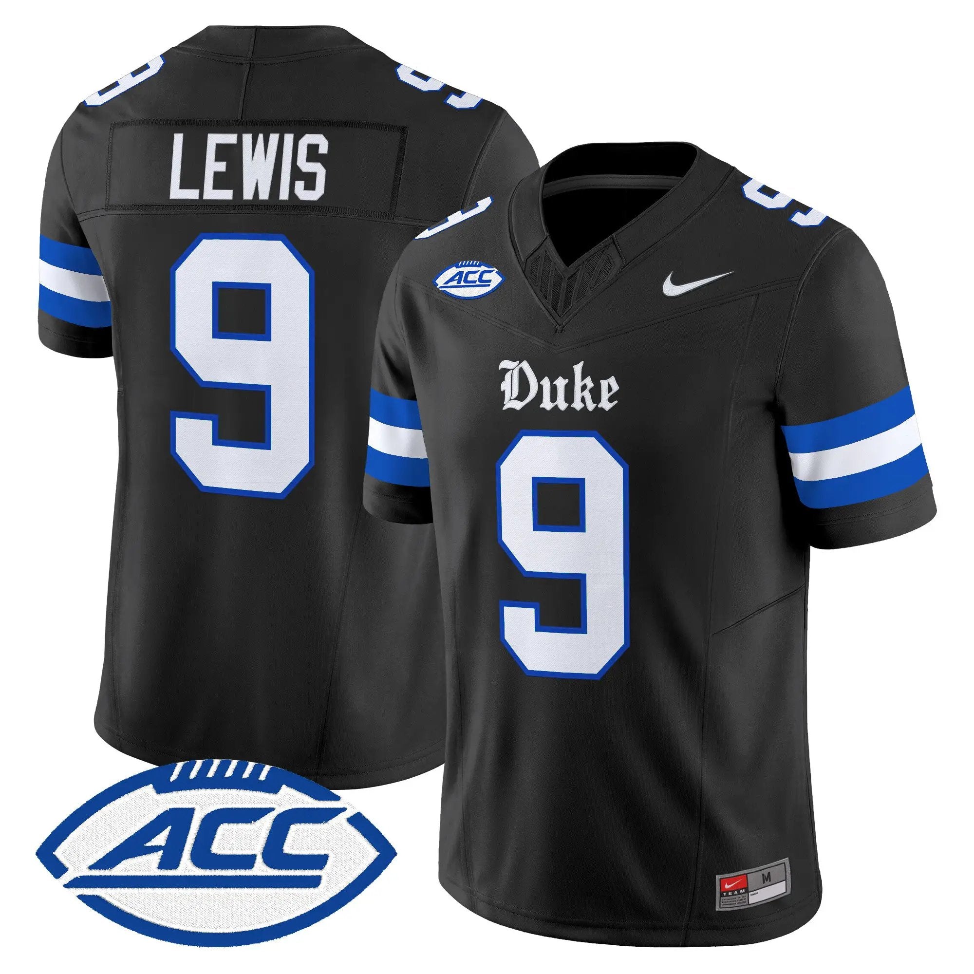 Thad Lewis Jersey #9 Duke Blue Devils 2026 Dark Mode Vapor Limited All Stitched - Top Design Fan Thad Lewis Jersey #9 Duke Blue Devils 2026 Dark Mode Vapor Limited All Stitched