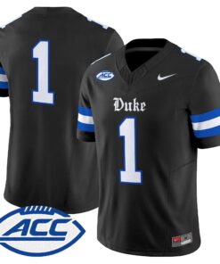 Team Jersey #1 Duke Blue Devils 2026 Dark Mode Vapor Limited All Stitched