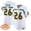 Sean Taylor Jersey #26 Miami Hurricanes 2009 Throwback Vapor Limited All Stitched - Top Design Fan Sean Taylor Jersey #26 Miami Hurricanes 2009 Throwback Vapor Limited All Stitched