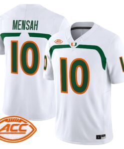 Darian Mensah Jersey #10 Miami Hurricanes 2009 Throwback Vapor Limited All Stitched