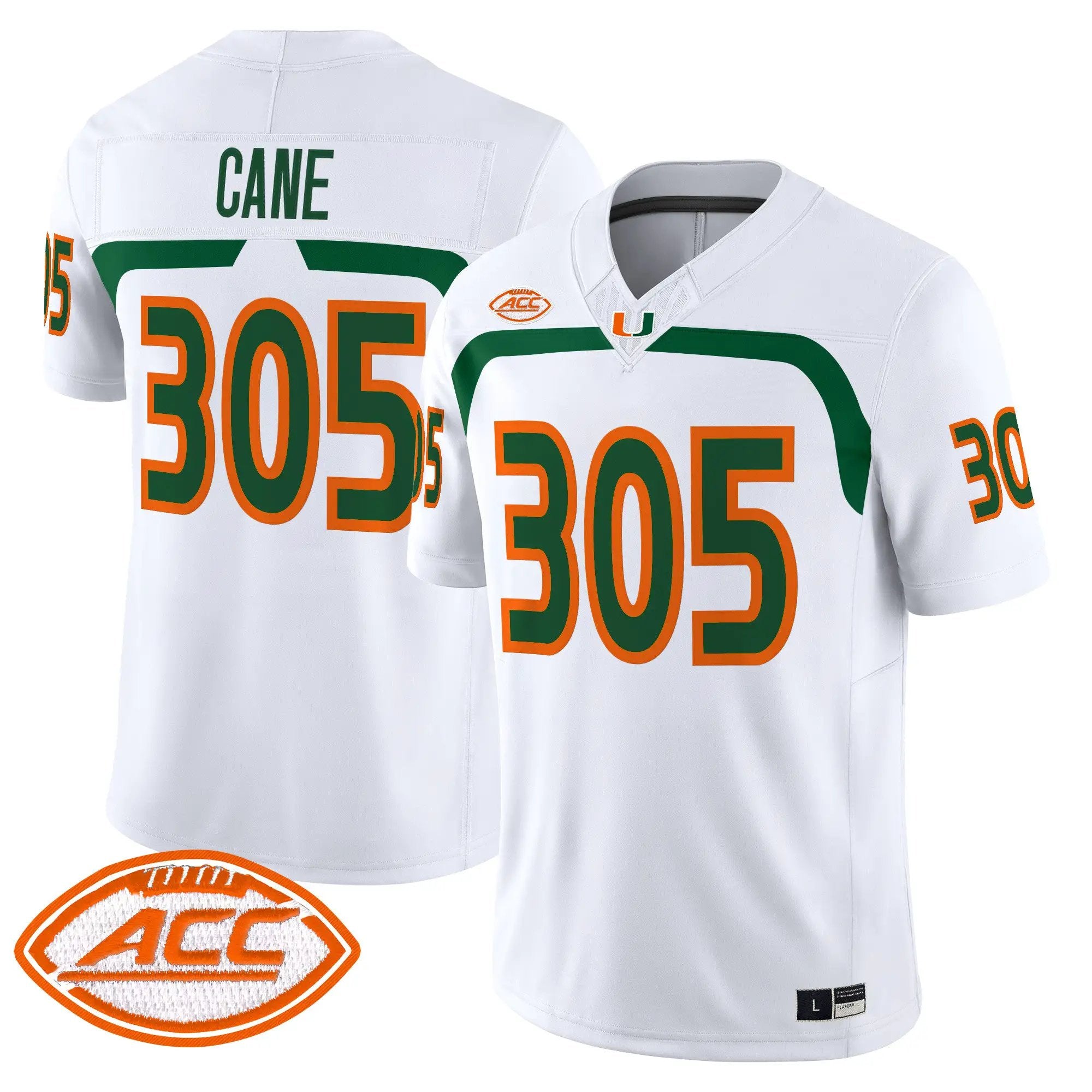 Cane Jersey #305 Miami Hurricanes 2009 Throwback Vapor Limited All Stitched - Top Design Fan Cane Jersey #305 Miami Hurricanes 2009 Throwback Vapor Limited All Stitched
