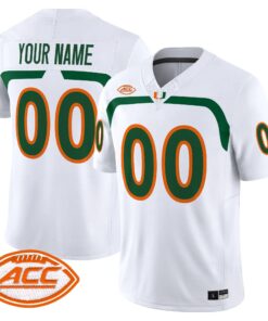Miami Hurricanes 2009 Throwback Vapor Limited Custom Jersey - All Stitched