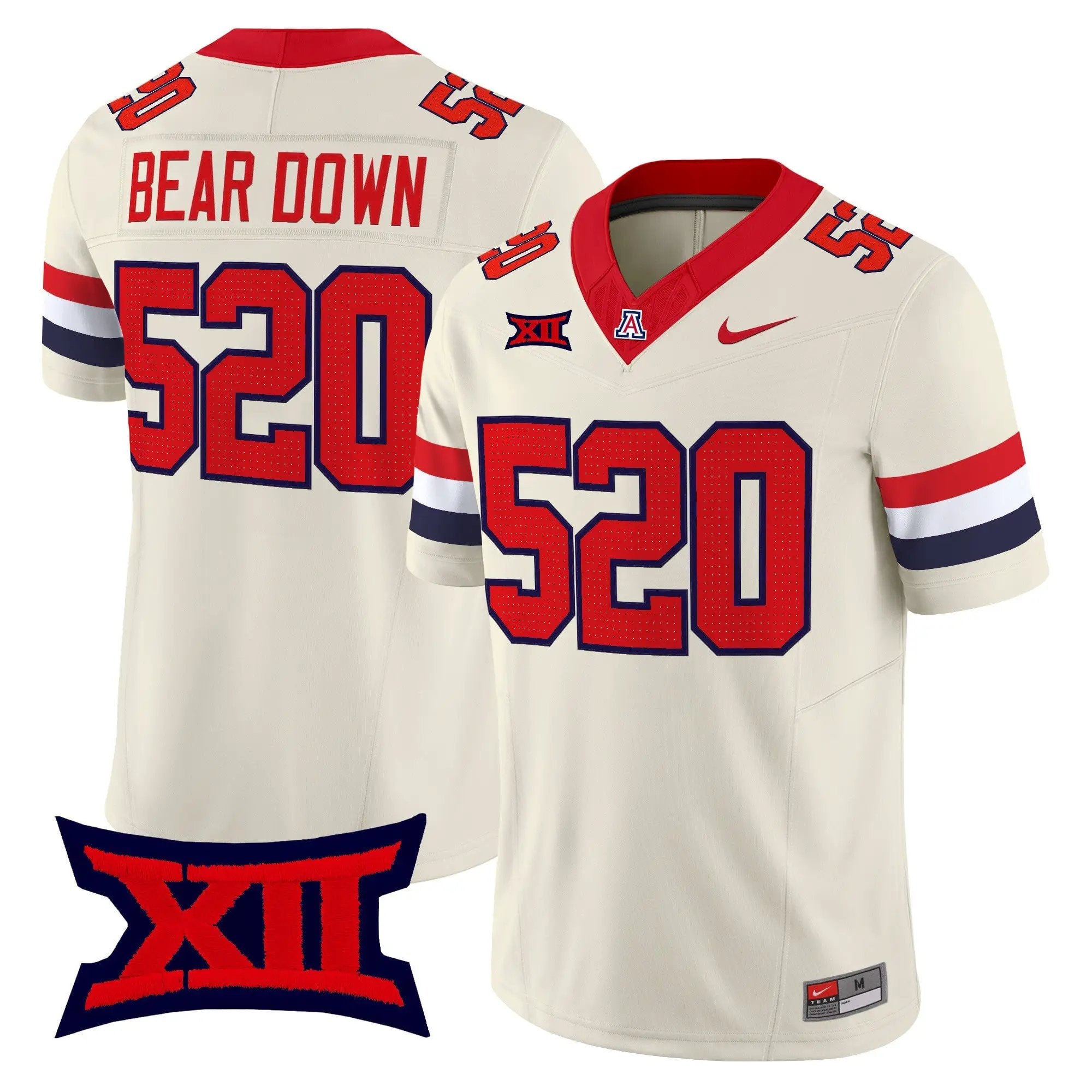 Bear Down Jersey #520 Arizona Wildcats 2026 Vapor Limited All Stitched - Top Design Fan Bear Down Jersey #520 Arizona Wildcats 2026 Vapor Limited All Stitched