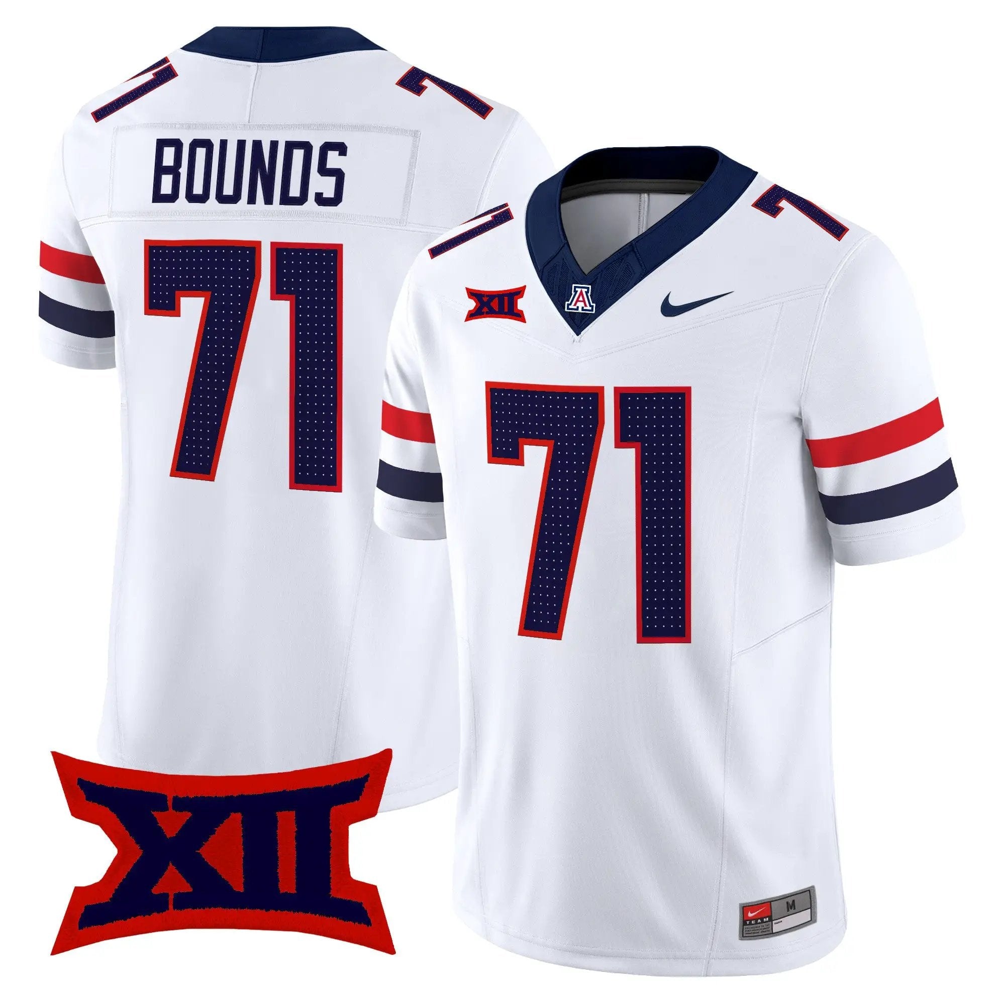 tristan-bounds-jersey-71-arizona-wildcats-2026-vapor-limited-all-stitched-02 - Top Design Fan Tristan Bounds Jersey #71 Arizona Wildcats 2026 Vapor Limited All Stitched