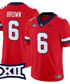 Taye Brown Jersey #6 Arizona Wildcats 2026 Vapor Limited All Stitched