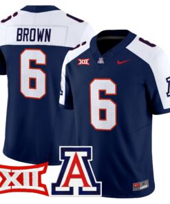 Taye Brown Jersey #6 Arizona Wildcats 2026 Vapor Limited All Stitched