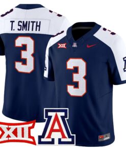 tre-smith-jersey-3-arizona-wildcats-2026-vapor-limited-all-stitched-05 - Top Design Fan Tre Smith Jersey #3 Arizona Wildcats 2026 Vapor Limited All Stitched
