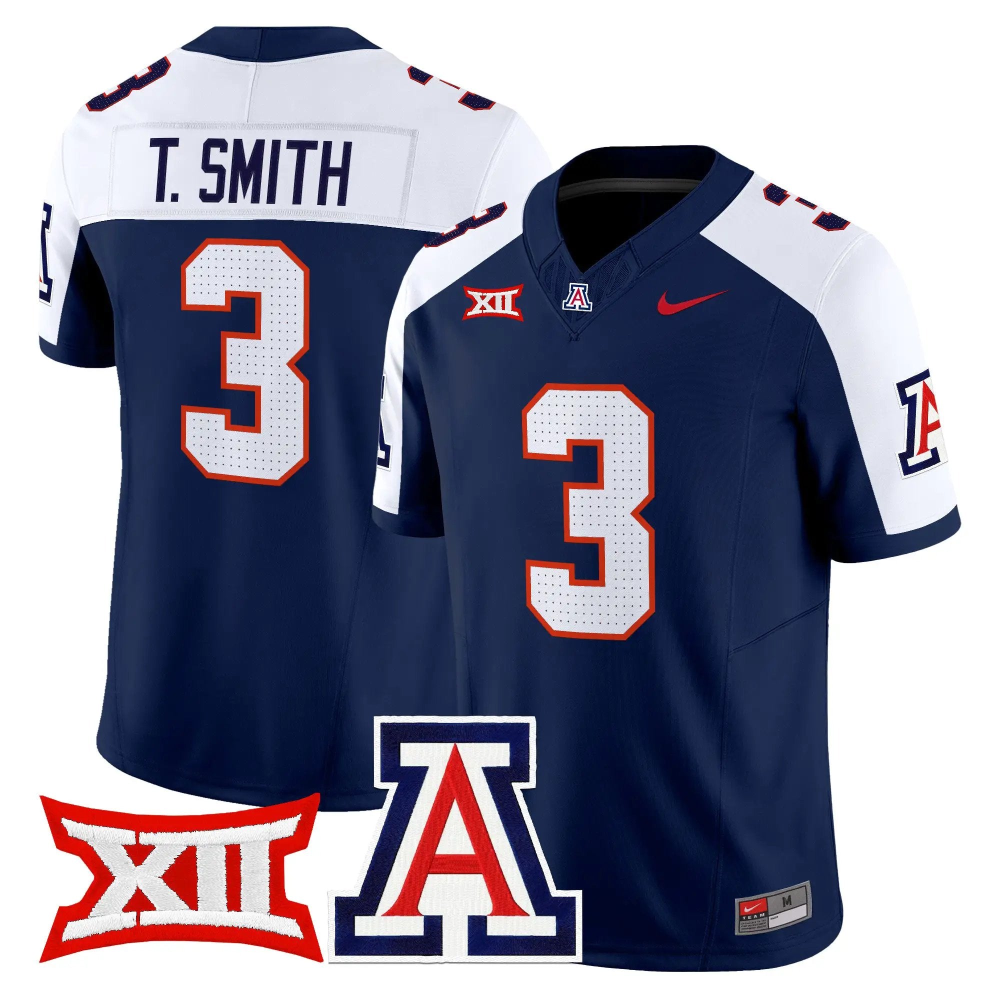 tre-smith-jersey-3-arizona-wildcats-2026-vapor-limited-all-stitched-05 - Top Design Fan Tre Smith Jersey #3 Arizona Wildcats 2026 Vapor Limited All Stitched