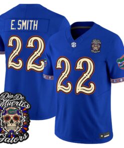 Emmitt Smith Jersey #22 Florida Gators Día de los Muertos Vapor Limited All Stitched