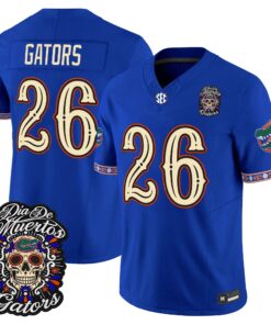 Gators Jersey #26 Florida Gators Día de los Muertos Vapor Limited All Stitched