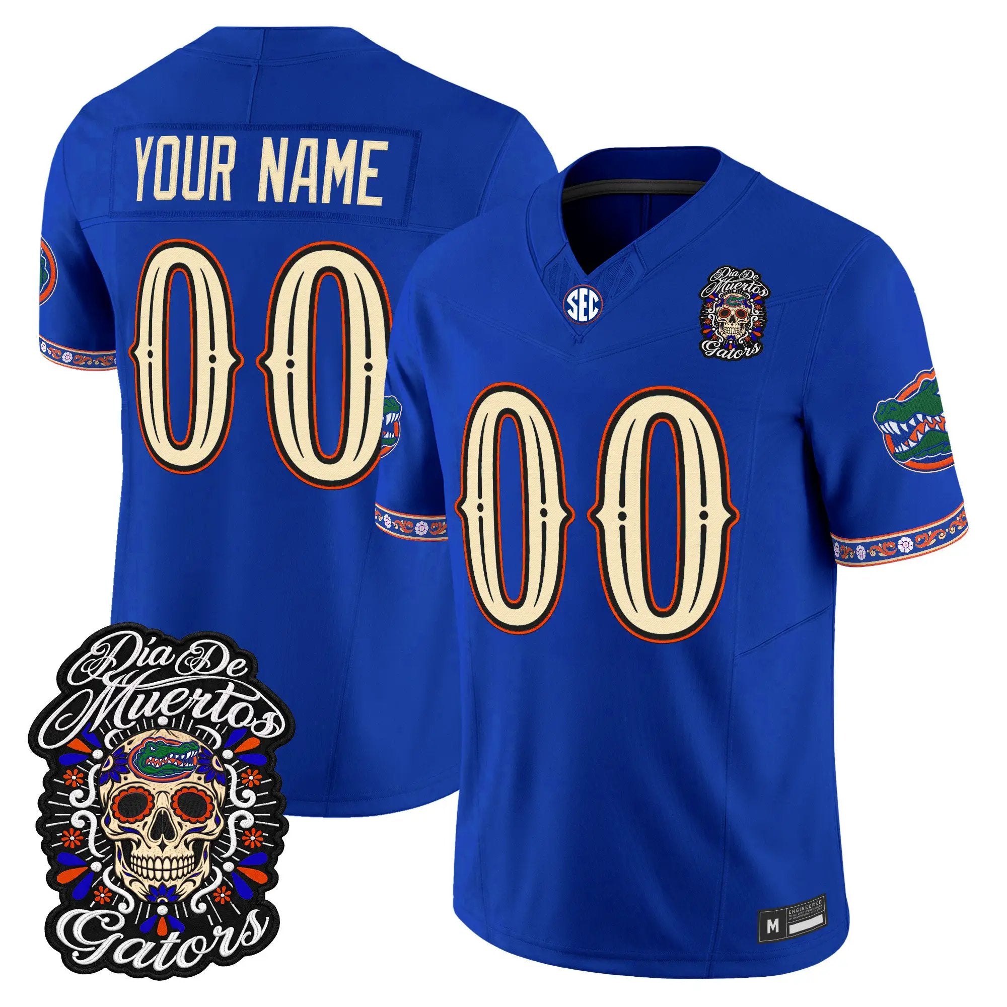 Florida Gators Día de los Muertos Vapor Limited Custom Jersey - All Stitched - Top Design Fan Florida Gators Día de los Muertos Vapor Limited Custom Jersey - All Stitched