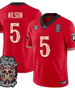 raylen-wilson-jersey-5-georgia-bulldogs-dia-de-los-muertos-vapor-limited-all-stitched-02 - Top Design Fan Raylen Wilson Jersey #5 Georgia Bulldogs Día de los Muertos Vapor Limited All Stitched