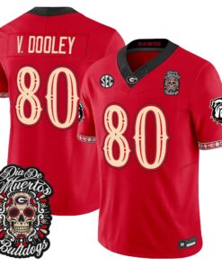 vince-dooley-jersey-80-georgia-bulldogs-dia-de-los-muertos-vapor-limited-all-stitched-02 - Top Design Fan Vince Dooley Jersey #80 Georgia Bulldogs Día de los Muertos Vapor Limited All Stitched