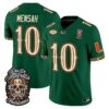 Darian Mensah Jersey #10 Miami Hurricanes Día de los Muertos Vapor Limited All Stitched
