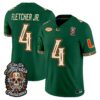 Mark Fletcher Jr. Jersey #4 Miami Hurricanes Día de los Muertos Vapor Limited All Stitched