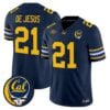 Jacob De Jesus Jersey #21 California Golden Bears x Grateful Dead Vapor Limited All Stitched - Top Design Fan Jacob De Jesus Jersey #21 California Golden Bears x Grateful Dead Vapor Limited All Stitched