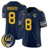 Aaron Rodgers Jersey #8 California Golden Bears x Grateful Dead Vapor Limited All Stitched - Top Design Fan Aaron Rodgers Jersey #8 California Golden Bears x Grateful Dead Vapor Limited All Stitched