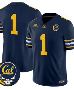Team Jersey #1 California Golden Bears x Grateful Dead Vapor Limited All Stitched