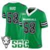 Braydin Ward Jersey #58 Marshall Thundering Herd Coal Country Tribute Vapor Limited All Stitched - Top Design Fan Braydin Ward Jersey #58 Marshall Thundering Herd Coal Country Tribute Vapor Limited All Stitched