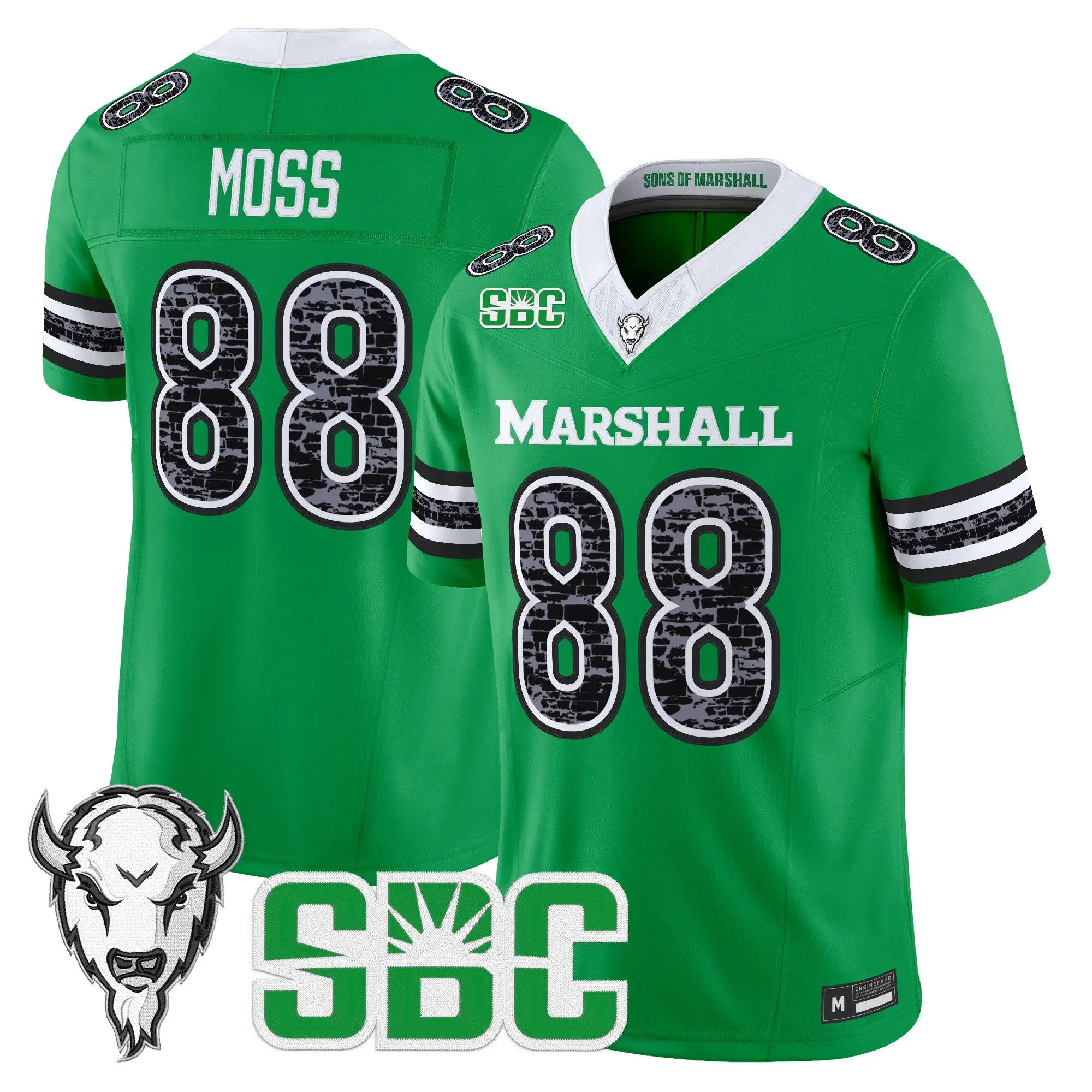 Randy Moss Jersey #88 Marshall Thundering Herd Coal Country Tribute Vapor Limited All Stitched - Top Design Fan Randy Moss Jersey #88 Marshall Thundering Herd Coal Country Tribute Vapor Limited All Stitched