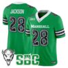 Mickey Jackson Jersey #28 Marshall Thundering Herd Coal Country Tribute Vapor Limited All Stitched - Top Design Fan Mickey Jackson Jersey #28 Marshall Thundering Herd Coal Country Tribute Vapor Limited All Stitched