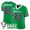 Thundering Herd Jersey #26 Marshall Thundering Herd Coal Country Tribute Vapor Limited All Stitched - Top Design Fan Thundering Herd Jersey #26 Marshall Thundering Herd Coal Country Tribute Vapor Limited All Stitched