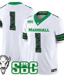 Team Jersey #1 Marshall Thundering Herd Coal Country Tribute Vapor Limited All Stitched