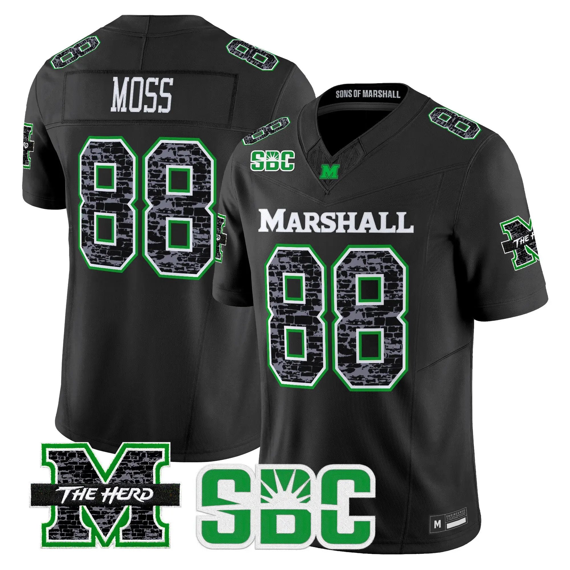 randy-moss-jersey-88-marshall-thundering-herd-coal-country-tribute-vapor-limited-all-stitched-03 - Top Design Fan Randy Moss Jersey #88 Marshall Thundering Herd Coal Country Tribute Vapor Limited All Stitched