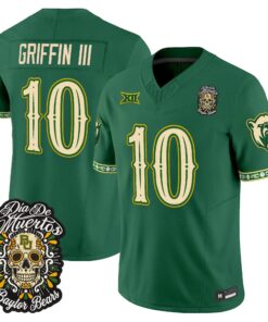 Robert Griffin III Jersey #10 Baylor Bears Día de los Muertos Vapor Limited All Stitched
