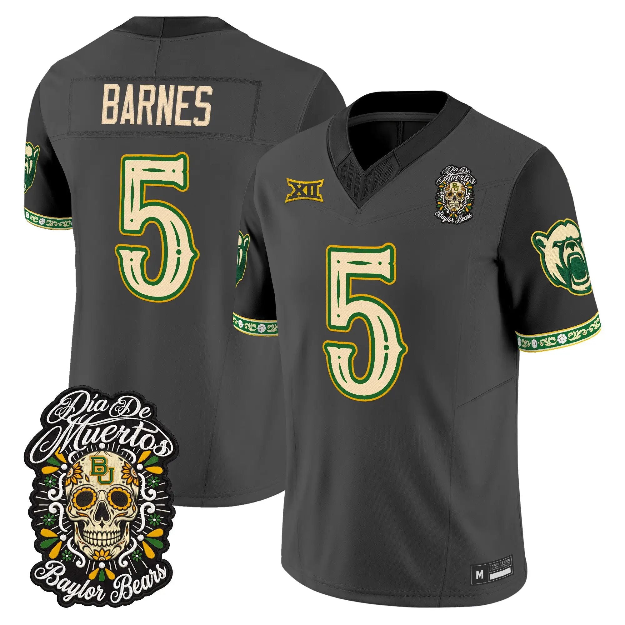 travion-barnes-jersey-5-baylor-bears-dia-de-los-muertos-vapor-limited-all-stitched-02 - Top Design Fan Travion Barnes Jersey #5 Baylor Bears Día de los Muertos Vapor Limited All Stitched