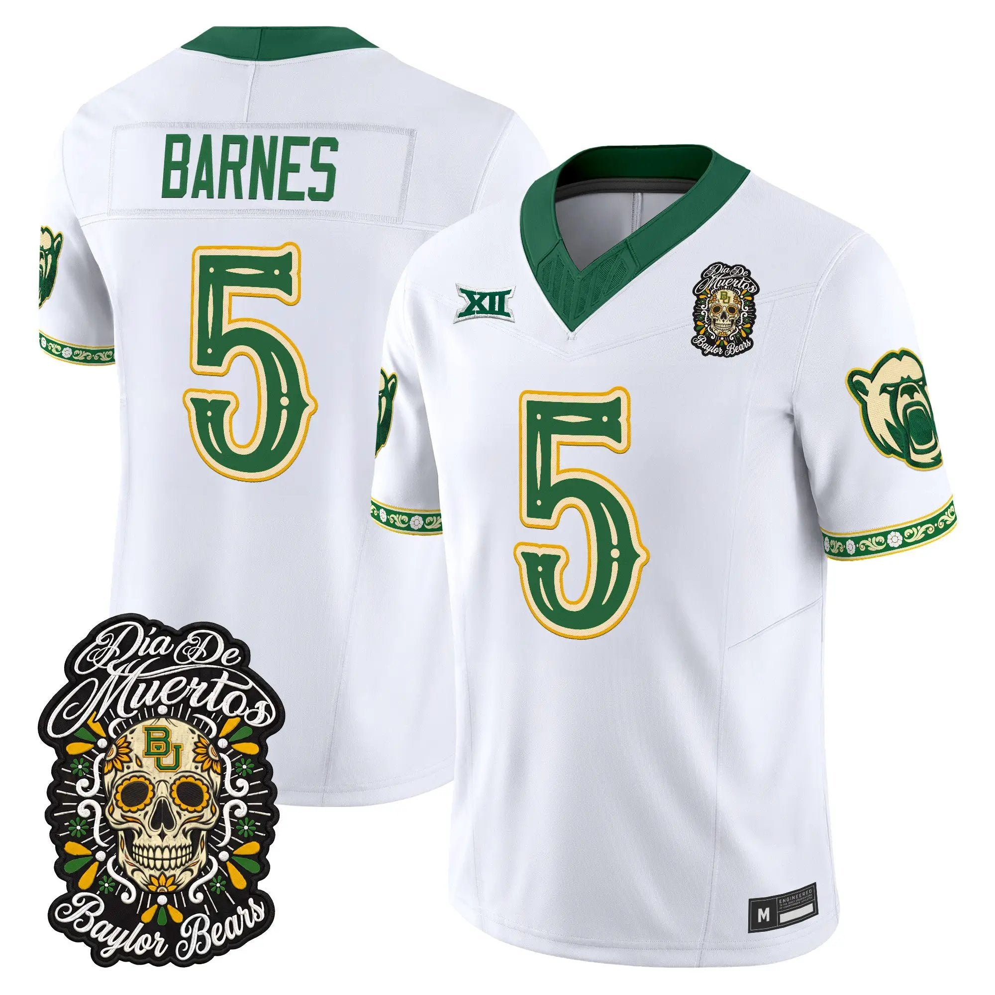 travion-barnes-jersey-5-baylor-bears-dia-de-los-muertos-vapor-limited-all-stitched-04 - Top Design Fan Travion Barnes Jersey #5 Baylor Bears Día de los Muertos Vapor Limited All Stitched